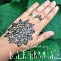 Henna Lace Kit - Black (0.5 Oz) -Lush Metic Sales Store afhlacek b