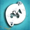 Diva Face Painting Stencil - Front End Loader -Lush Metic Sales Store ds730