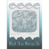 Bad Ass Full Size Stencils - Waves - BAD6042 -Lush Metic Sales Store f1376042