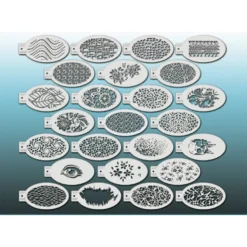 Bad Ass Mini Stencils Pro Set 5 (25 Designs)