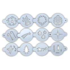 TAP Face Painting Stencils - Holiday Set Of 12 Stencils + Ring