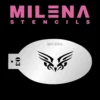 Milena Face Painting Stencils - Tribal 03 -Lush Metic Sales Store mls3