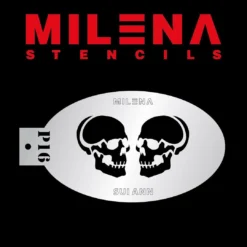 Milena Face Painting Stencils - Skulls P16
