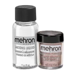Mehron Glitter Powder Set - Lavender And Mixing Liquid