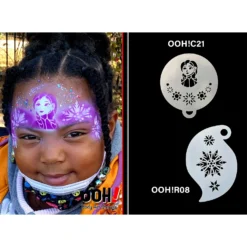 Ooh! Storm Stencil - Snowflake 1 -Lush Metic Sales Store osr08 b