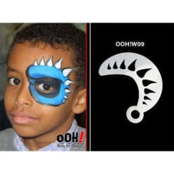 Ooh! Wrap Stencil - Monster Horn -Lush Metic Sales Store osw09 b