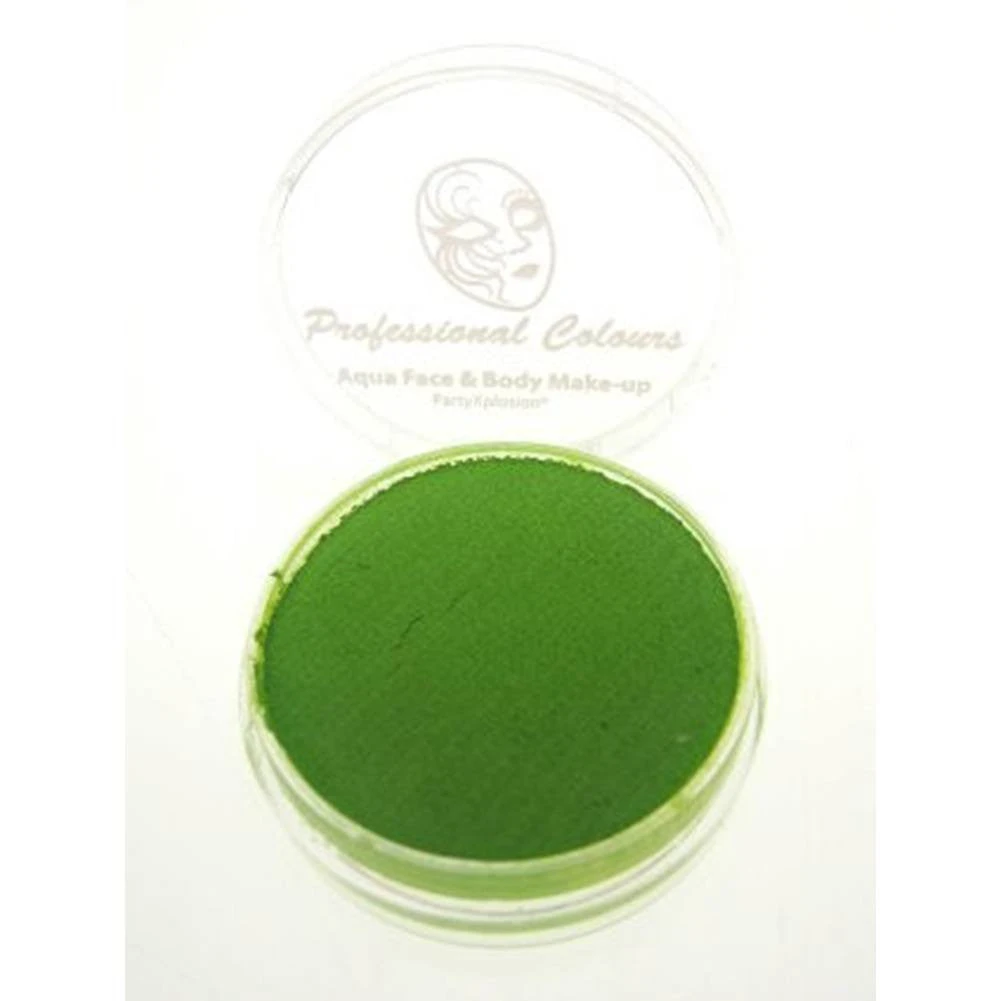 PartyXplosion Aqua Face Paint - Light Green 4 PartyXplosion Aqua Face Paint - Light Green - Image 2
