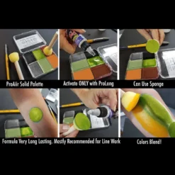 ProAiir Solids Water Resistant Makeup Palette - Thriller -Lush Metic Sales Store sbsolpal6 b