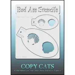Bad Ass Copy Cat Stencil - Shell - BACC 9033