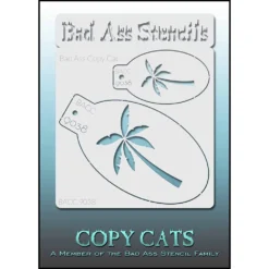 Bad Ass Copy Cat Stencil - Palm Tree - BACC 9038